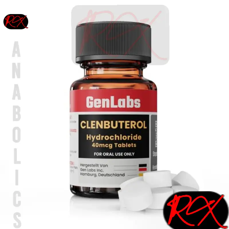CLENBUTEROL HIDROCLORETO 40MCG / POR GUIA – 100 COMPRIMIDOS – GENLABS